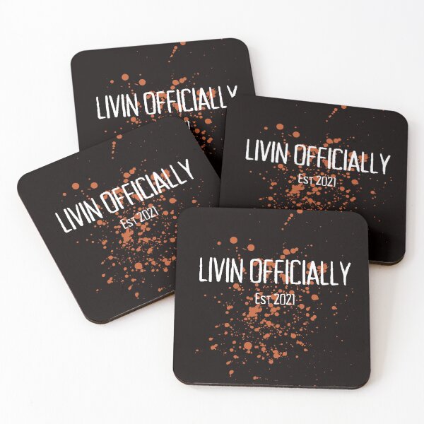 Item preview, Livin Officially est 2021 life style healthy life balance motivational brand designed and sold by YOURTHINGZ.