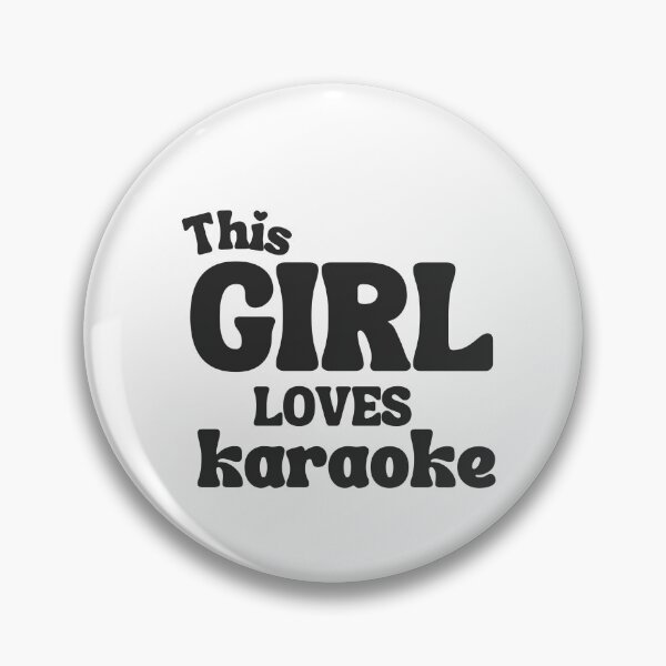 Item preview, This Girl Loves Karaoke designed and sold by Oreo2020 Creations.