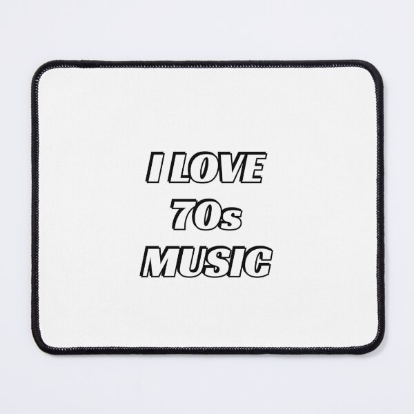 Item preview, I love 70s music purple retro nostalgia designed and sold by Inspirationmotivation.