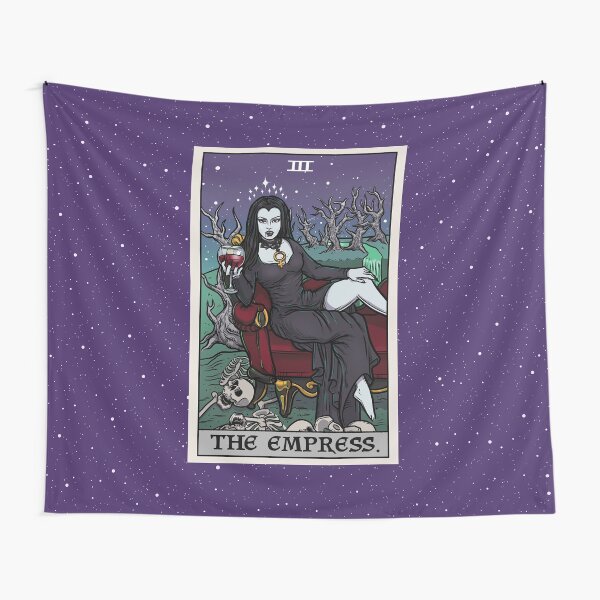 Item preview, The Empress Tarot Card Terror Tarot Edition Halloween Vampire designed and sold by TheGhoulishGarb.