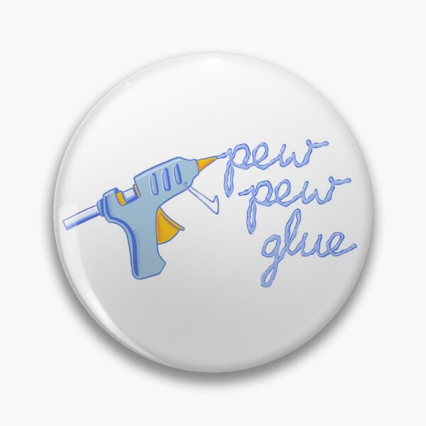 Item preview, Pew pew glue (blue) designed and sold by Science Lab Designs.