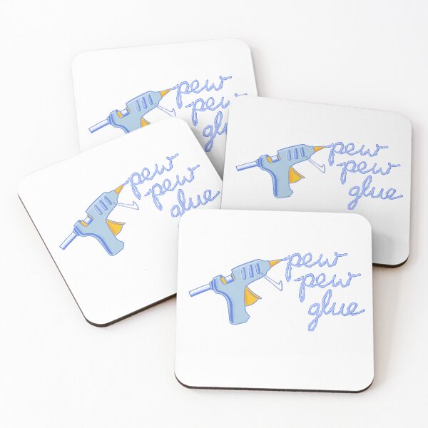 Item preview, Pew pew glue (blue) designed and sold by Science Lab Designs.