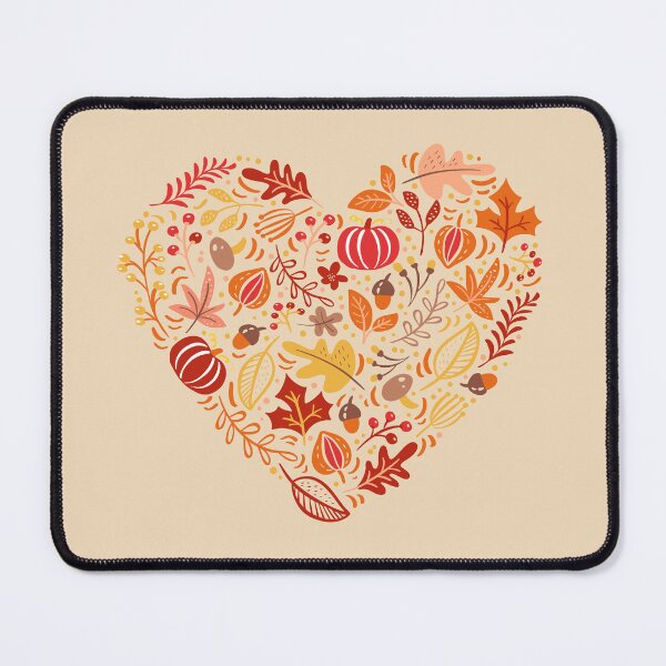 Item preview, Heart with Fall Leaves designed and sold by KarolinaPaz.