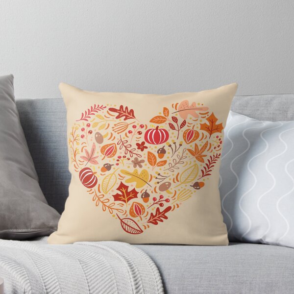 Item preview, Heart with Fall Leaves designed and sold by KarolinaPaz.