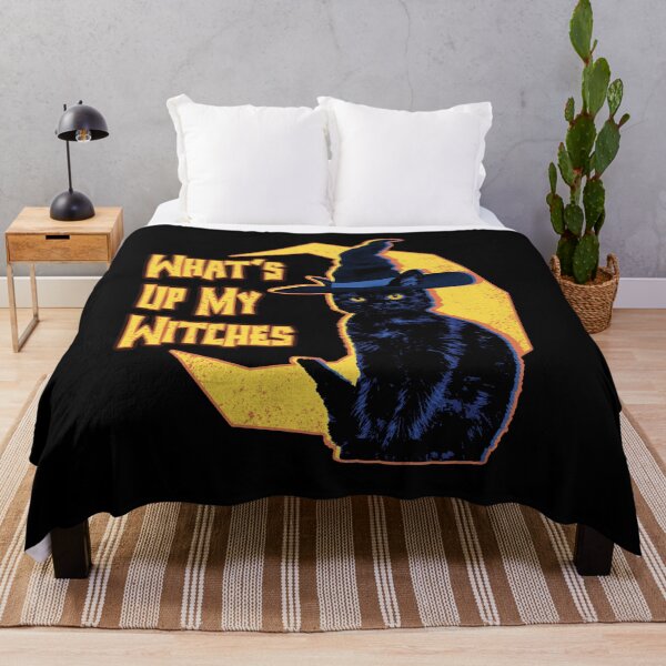 Item preview, Whats Up My Witches Spooky Cat Halloween Moon Lazy Halloween Idea Gift designed and sold by Countrysmart.