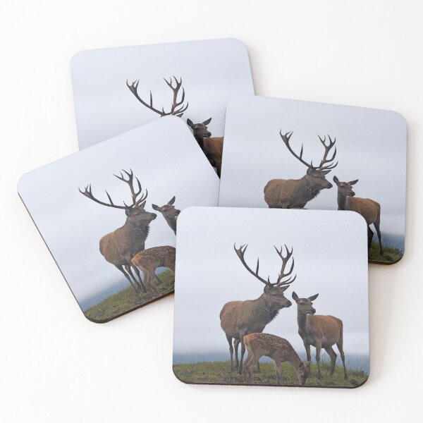 Item preview, Red Deer Family designed and sold by RONALD MACKENZIE.