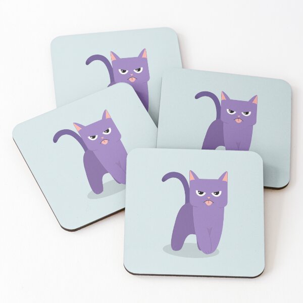Item preview, Angry cat sticking his tongue out designed and sold by MooRoar.