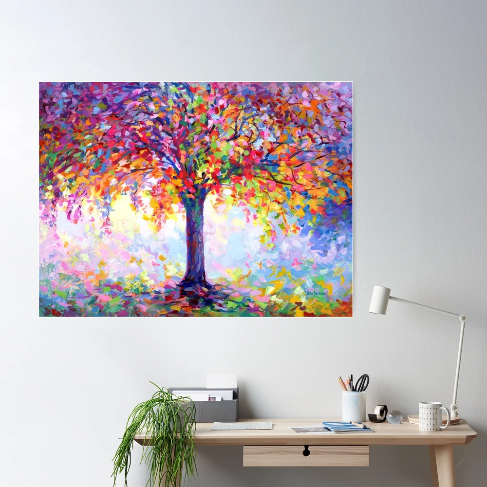 Tree of Happiness Poster for Sale by LeonDevenice