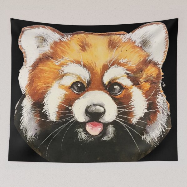 Item preview, Red Panda Bleps  designed and sold by Amanda Richmond.