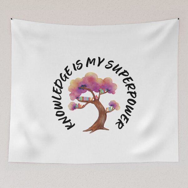 Item preview, KNOWLEDGE IS MY SUPERPOWER designed and sold by IsaCria.