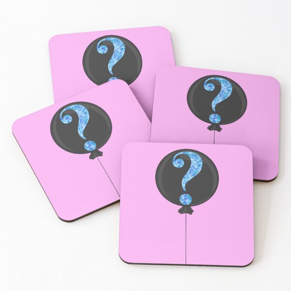 Item preview, Blue Confetti Gender Reveal Balloon With Pink Background  designed and sold by missmann.