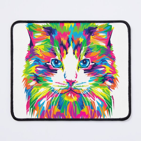 Item preview, Multi-Colored Cat designed and sold by agelessfitfreak.