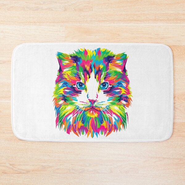 Item preview, Multi-Colored Cat designed and sold by agelessfitfreak.