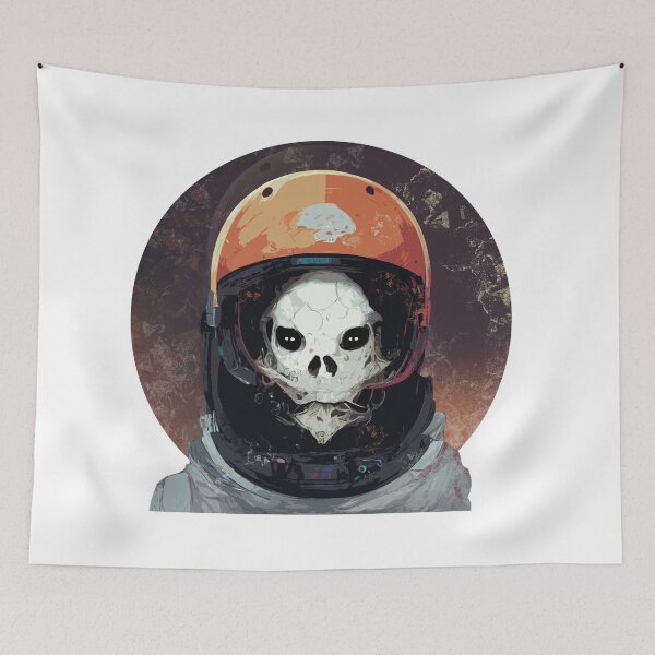 Item preview, Skull Astronaut | Sci-Fi Design designed and sold by Designsssssssssssssssss.