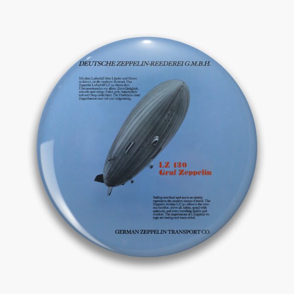 Item preview, German Graf Zeppelin LZ 130 1930s Airships Poster Ad Gift designed and sold by Maljonic.