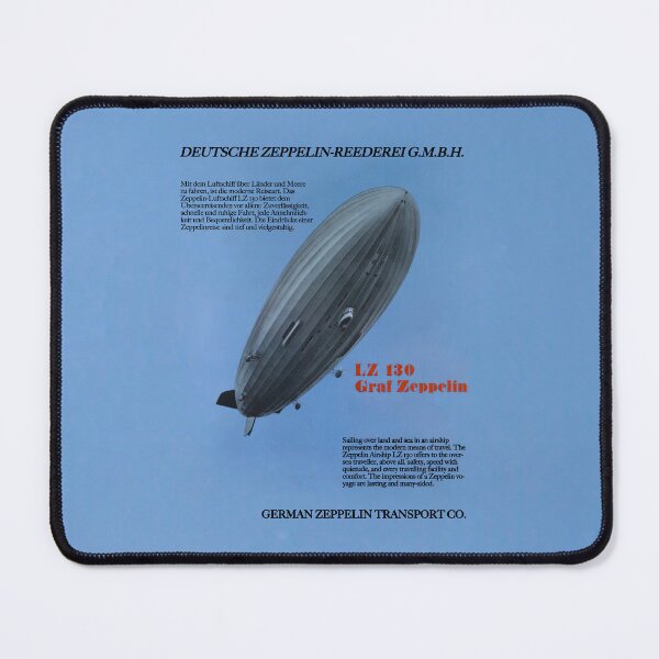 Item preview, German Graf Zeppelin LZ 130 1930s Airships Poster Ad Gift designed and sold by Maljonic.
