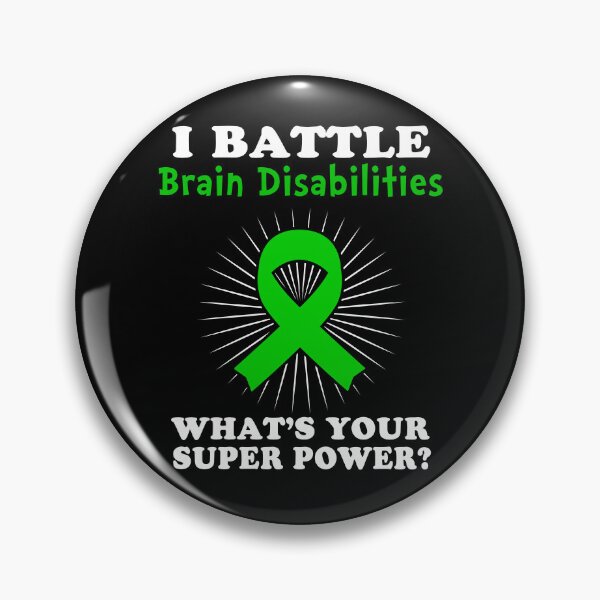 Item preview, I Battle Brain Disabilities Funny Brain Disabilities Warrior Gift designed and sold by rechardtee.