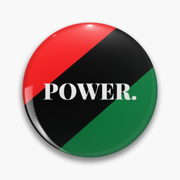 Item preview, Inspirational words: POWER. (Pan-African flag) designed and sold by AfricanProverbs.