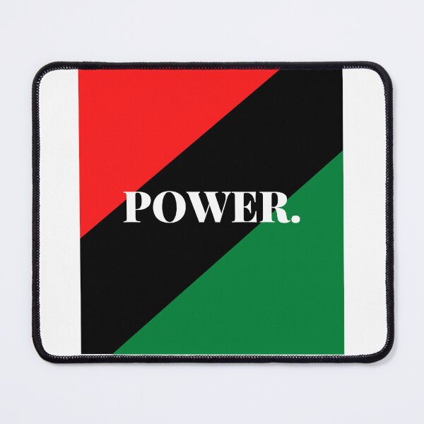 Item preview, Inspirational words: POWER. (Pan-African flag) designed and sold by AfricanProverbs.