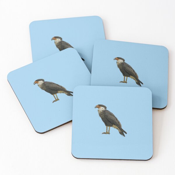 Item preview,   A Crested Caracara Black Alternate Design Painting Print designed and sold by designsasstultd.