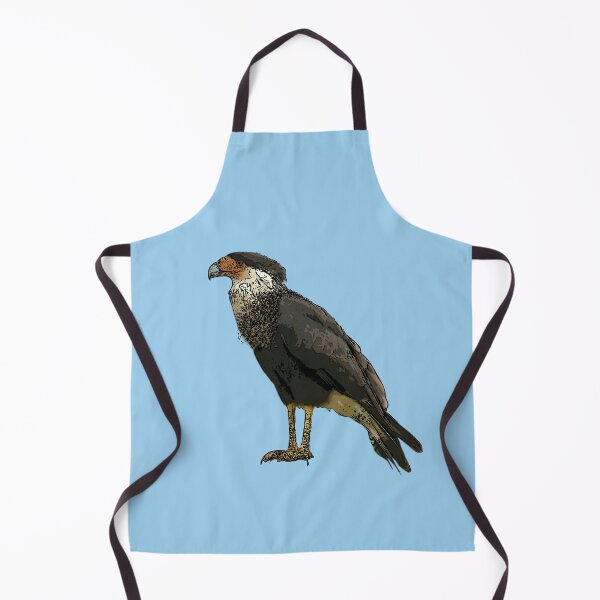 Item preview, A Crested Caracara Black Alternate Design Painting Print designed and sold by designsasstultd.