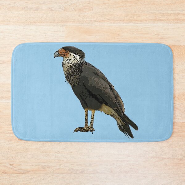 Item preview,   A Crested Caracara Black Alternate Design Painting Print designed and sold by designsasstultd.