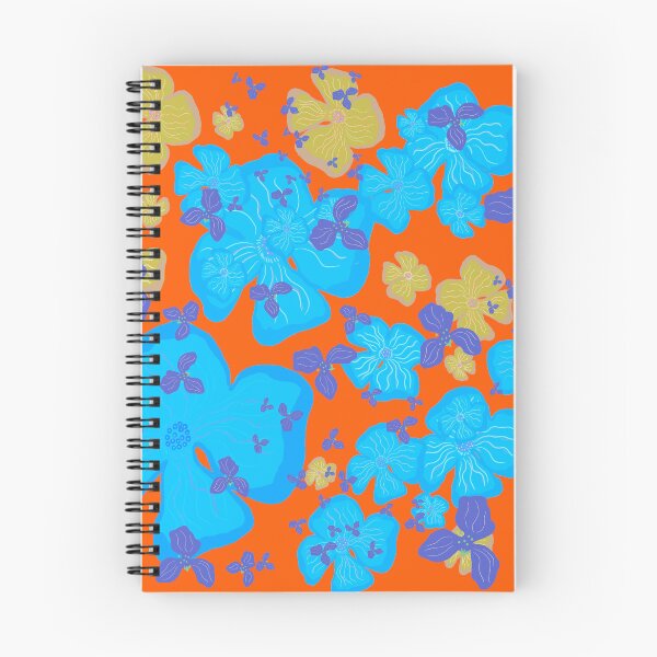 Item preview, Bright retro florals designed and sold by LynseysArtShop.