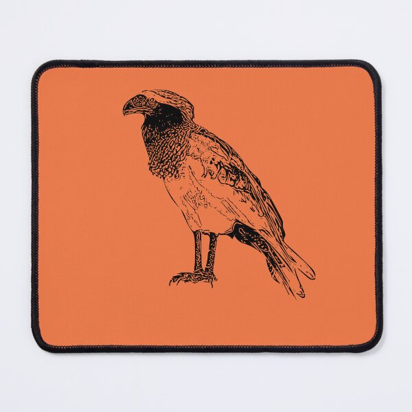 Item preview, A Crested Caracara Black Design Painting Print designed and sold by designsasstultd.