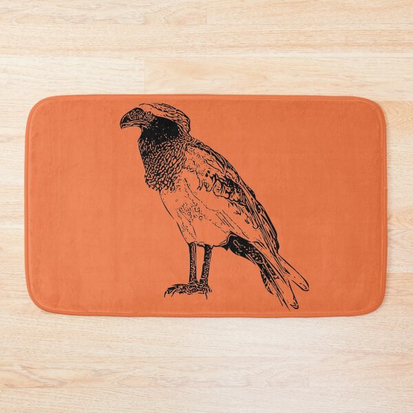 Item preview, A Crested Caracara Black Design Painting Print designed and sold by designsasstultd.