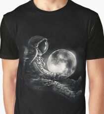 Mond spielen Grafik T-Shirt