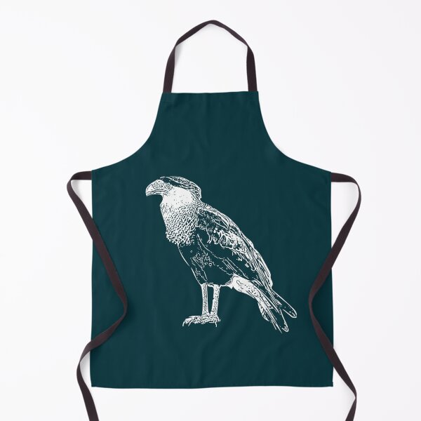 Item preview, A Crested Caracara White Design Painting Print designed and sold by designsasstultd.