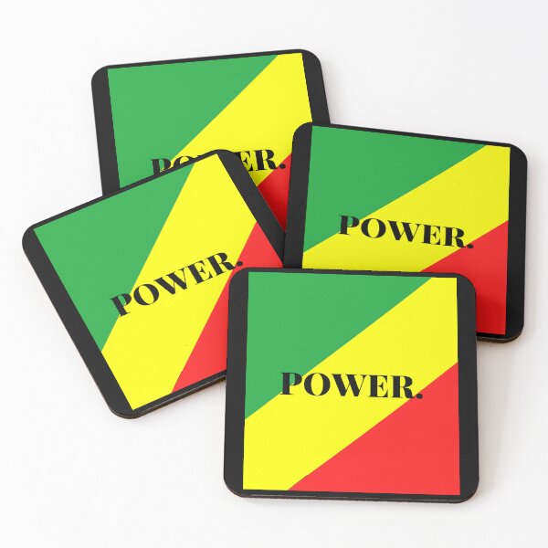 Item preview, Inspirational words: POWER. (African flag) designed and sold by AfricanProverbs.