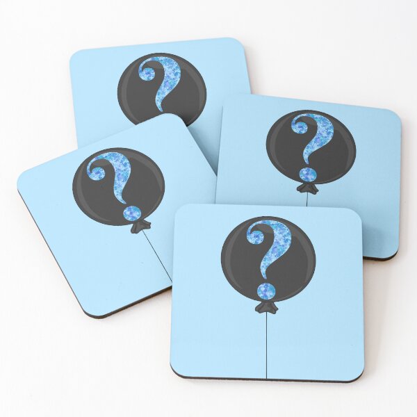 Item preview, Blue Confetti Gender Reveal Balloon With Blue Background  designed and sold by missmann.