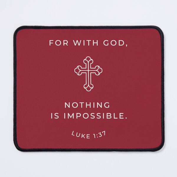 Item preview, With God, Nothing is Impossible designed and sold by HelloItsNoel.