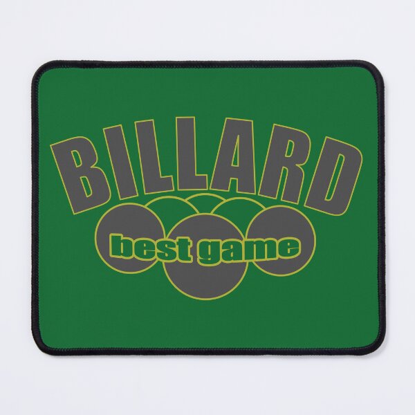 Item preview, Billiard Best Game, billiard motif for 10-ball, 9-ball and 8-ball pool players, billiard players designed and sold by ChrUzDesigner.