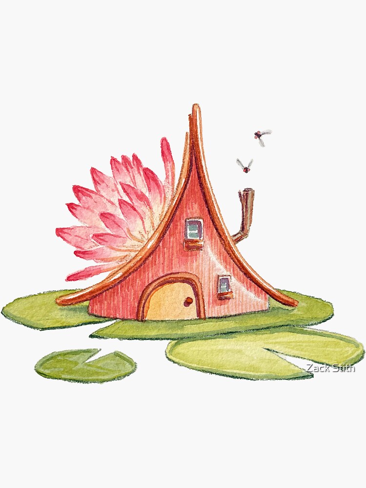 "frog home" Sticker for Sale by zstith Redbubble