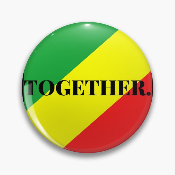 Item preview, Inspirational words: TOGETHER. (African flag) designed and sold by AfricanProverbs.