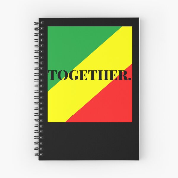 Item preview, Inspirational words: TOGETHER. (African flag) designed and sold by AfricanProverbs.