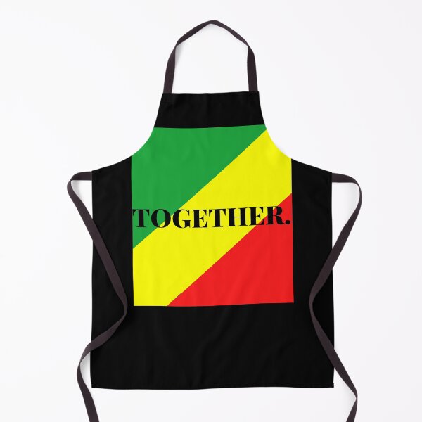 Item preview, Inspirational words: TOGETHER. (African flag) designed and sold by AfricanProverbs.