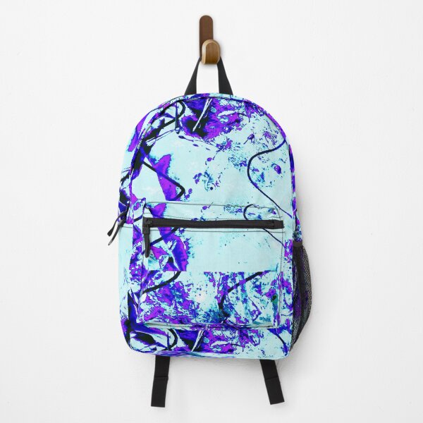 Item preview, Bright purple blue paint marks designed and sold by Grey Robinson.