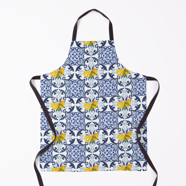 Item preview, Majolica,Lemons,Sicilian tiles,citrus,flowers,tiles,summer designed and sold by MariaMarinova.