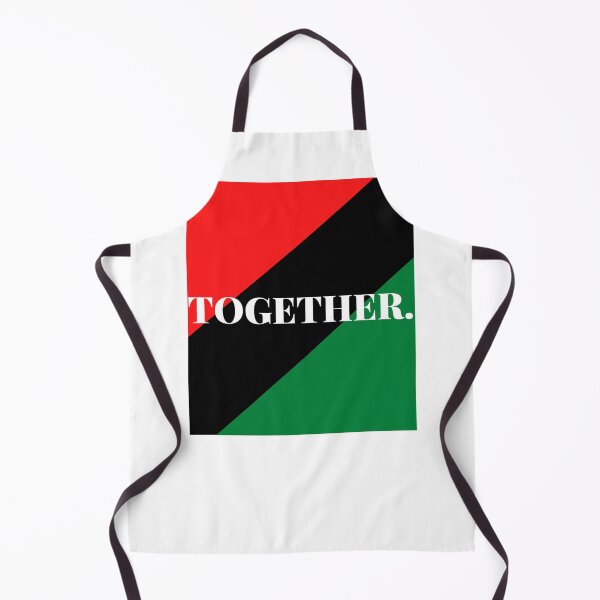 Item preview, Inspirational words: TOGETHER. (Pan-African flag) designed and sold by AfricanProverbs.