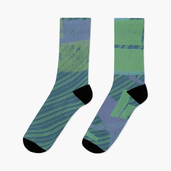 Item preview, Green Blue Abstract  designed and sold by hcartistry.
