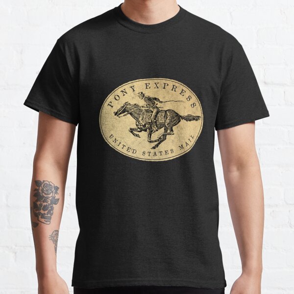Vintage USPS Pony Express by © Purkins Classic T-Shirt