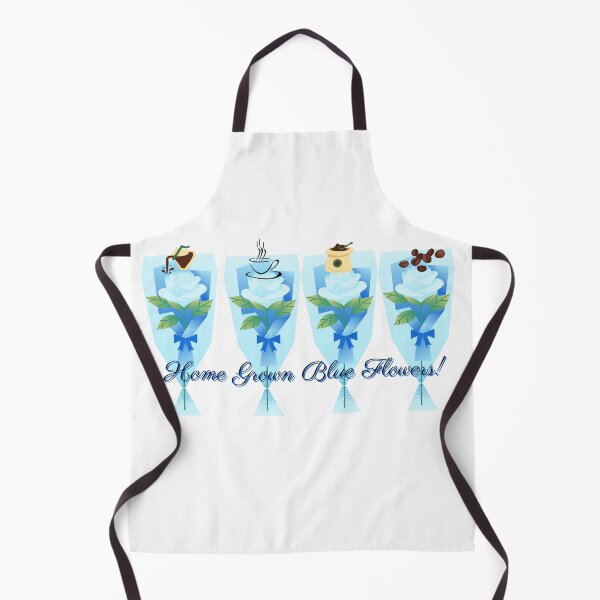 Item preview, Home Grown Blue Flowers And Home Grown Coffee designed and sold by Darlene Douglas-Jackson.
