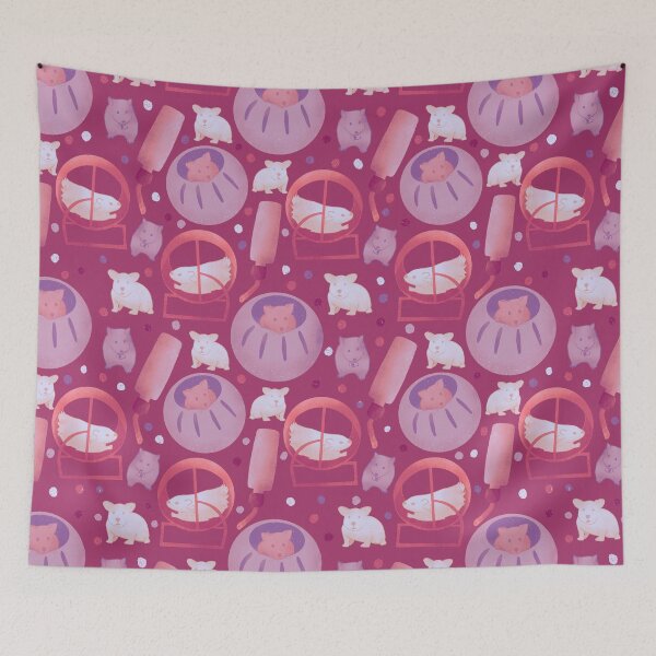 Item preview, Hamster Love in Pink  designed and sold by Booneb.
