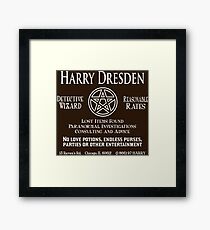 Harry Dresden - Wizard Detective Framed Print
