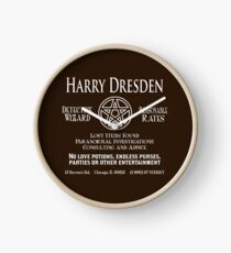 Harry Dresden - Wizard Detective Clock