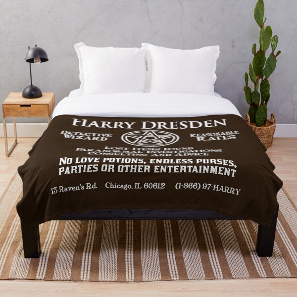 Harry Dresden - Wizard Detective Throw Blanket