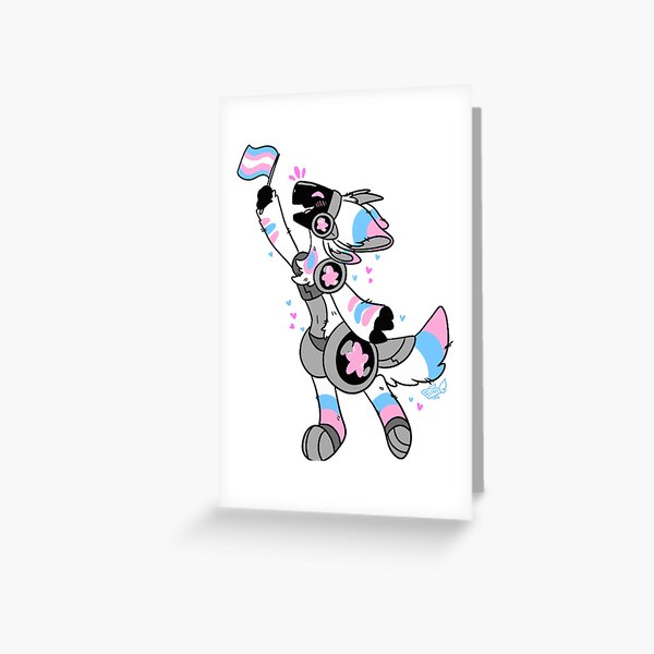 Protogen Mask | Greeting Card